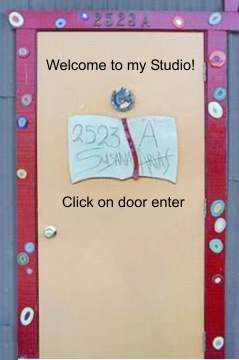 Susana Arias Studio Door, Abbaca, Acrylics, Art, Artwork, Art Classes, Architectural, Ceramics, Art Lessons, Bathroom floors, Bathroom Sinks, Bathroom tiles, Bowls, Bronze, Cast Ceramics, Canvas, Children's Art, Clay, Commissions, Community,Cement,Door Trim,